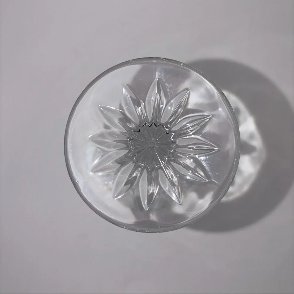 Vintage Bohemia Czech Republic Hand Cut Lead Crystal Flower Bud Vase 24% Lead